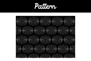 Black Background Ornament Pattern: A Versatile Design Choice for Modern Creativity