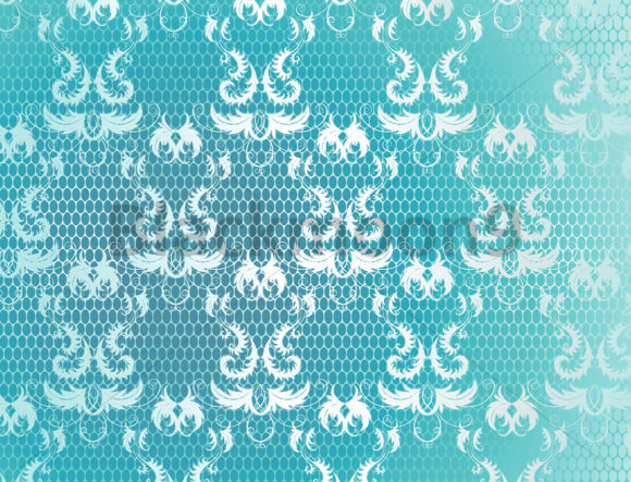 Blue Background with Lace: Elegant Design Resource