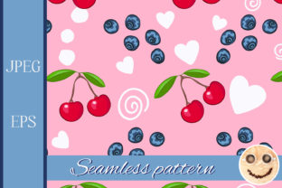 Cherry, Blueberry Pattern: A Sweet, Versatile Choice for Modern Design Projects