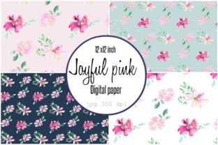 Digital Paper Loose Watercolor Flowers: Seamless Textures for Purpose-Driven Design