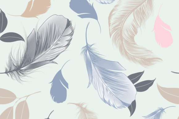 Feather Vector Pattern: Elegant Design for Creative Projects