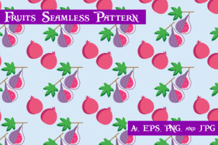 Fig and Pomegranate Seamless Pattern: A Thoughtful Design Asset for Purpose-Driven Creatives