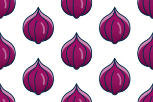 Garlic Seamless Pattern