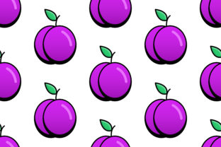 Plum Seamless Pattern: A Versatile Tool for Creative Workflows