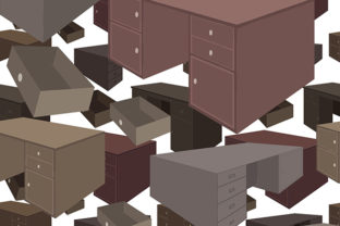 Wooden Furniture Repeat Pattern